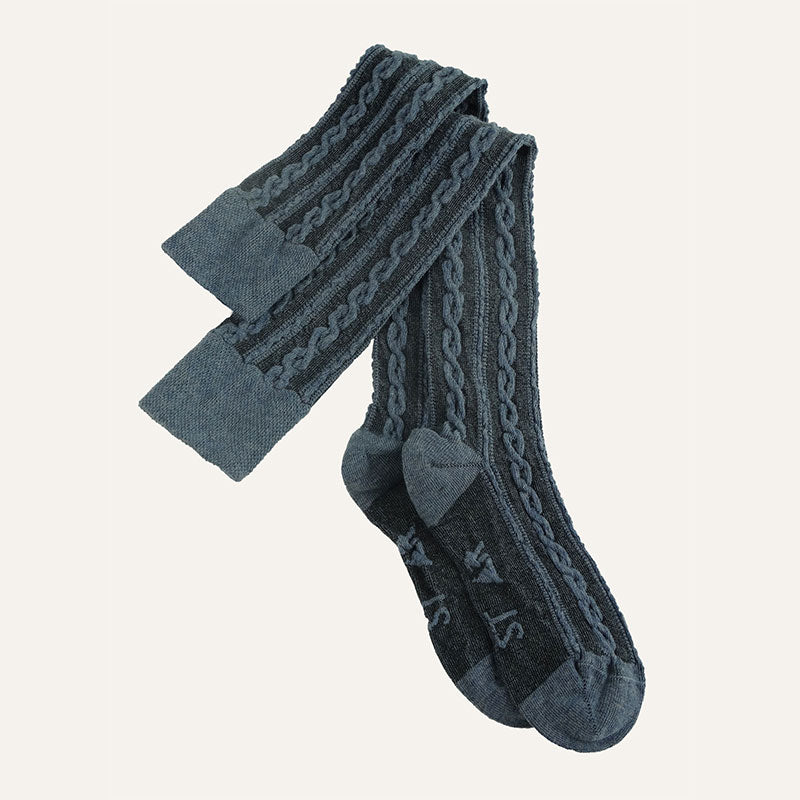Unisex Cosy Cable Knee Socks